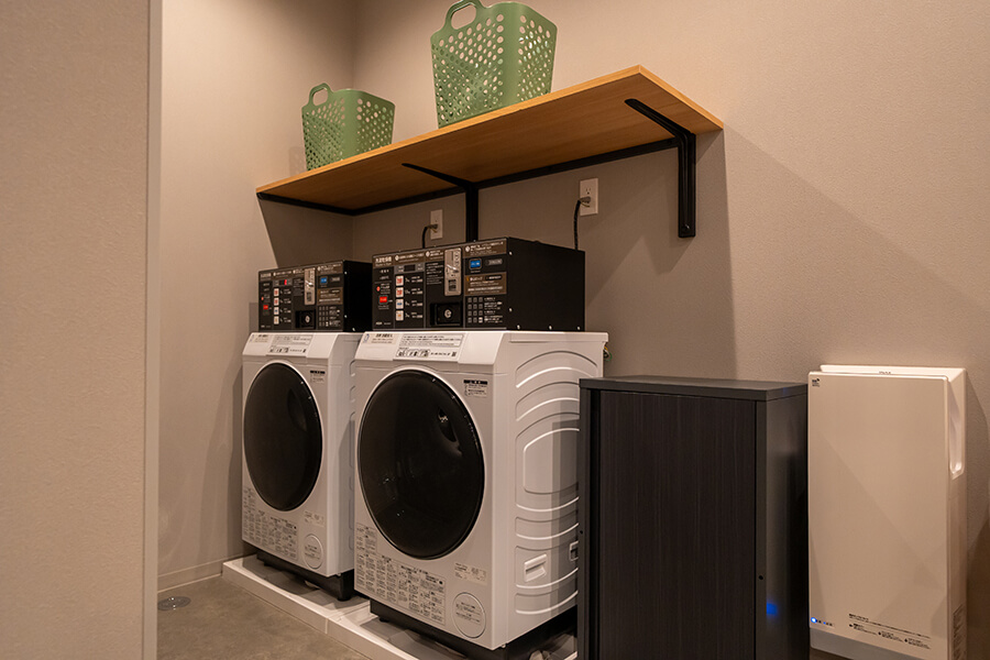 コインランドリー完備