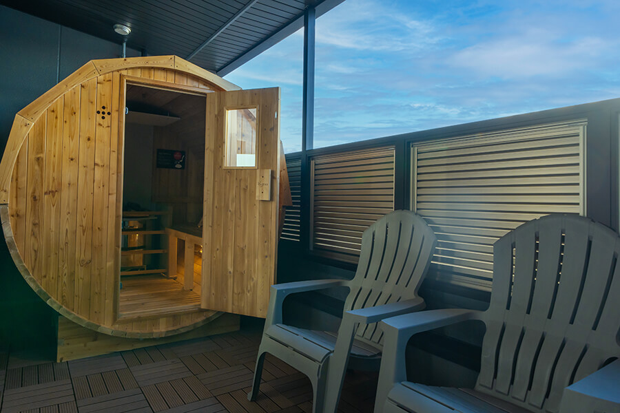 オーシャンビュープレミアムバレルサウナ